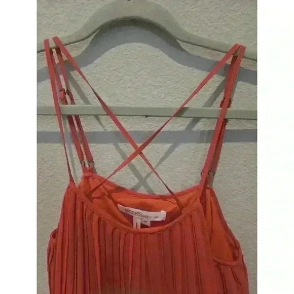 BCBGeneration Women's XS Coral Pleated Cami Dress Short Sleeveless Swiftie - Picture 2 of 10